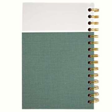 Promptly Journals, A Year of Gratitude (Sea Foam, Linen) - Guided Gratitude Journal, Daily Journal Prompts for Increased Mindfulness