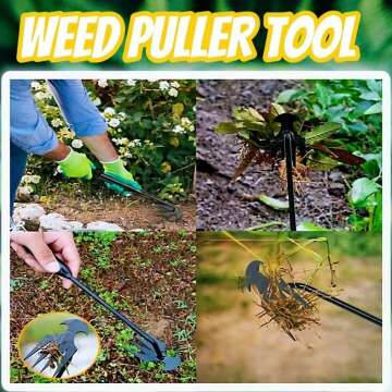 4 Teeth Manual Weed Puller Tool for Easy Weeding