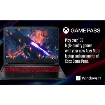 Acer Nitro 5 Gaming Laptop - i5, RTX 3050, 144Hz