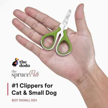 Pet Nail Clippers for Small Animals - Best Cat Nail Clippers & Claw Trimmer for Home Grooming Kit - Professional Grooming Tool for Tiny Dog Cat Bunny Rabbit Bird Puppy Kitten Ferret - Ebook Guide