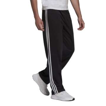 adidas Men's Essentials Warm-up Open Hem 3-stripes Tracksuit Bottoms