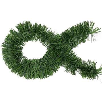 50 Foot Garland | Christmas Garland for Christmas Decorations Indoor or Outdoor | Non-Lit Soft Garland Christmas Decorations | Green Holiday Decor | Home Garden Artificial Greenery (1, 50 FT)