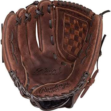 Rawlings | PLAYER PREFERRED Glove | Baseball/Softball | Left Hand Throw | 12.5" - Basket Web