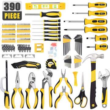 390-Piece Home Tool Kit with Bag & Essential Tools