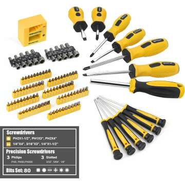 390-Piece Home Tool Kit with Bag & Essential Tools