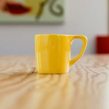 notNeutral Lino 10oz Coffee Cup - Canary Yellow