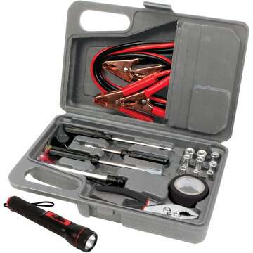 Performance Tool W1556 Commuter Emergency Roadside Safety Tool Kit - Essential Gear