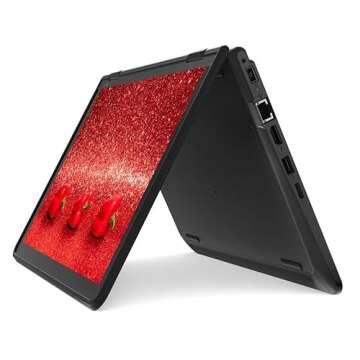 Lenovo Yoga Convertible 2-in-1 Laptop, 11" IPS HD Touchscreen, Intel Celeron Processor Up to 2.58GHz, 8GB RAM, 128GB SSD, Super-Fast WiFi, HDMI, Windows 11 (Renewed)