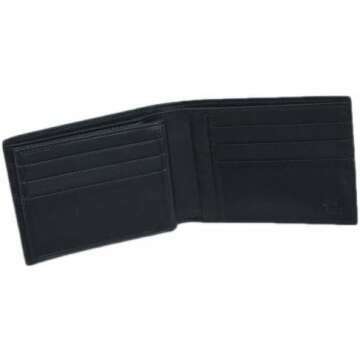 Gucci Wallet 333042 Men's Bifold Wallet Horizontal Removable Card Case Micro Guccissima Black