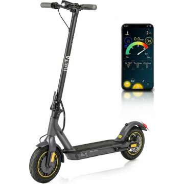 Foldable Electric Scooter with Smart App - 19 Mph Speed