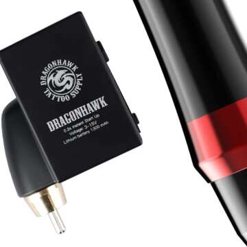 Dragonhawk Wireless Tattoo Machine Cartridges & Needles