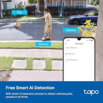 Tapo TP-Link 2K QHD Security Camera, Indoor/Outdoor, 𝟮𝟬𝟮𝟰 𝗣𝗖𝗠𝗮𝗴 𝗘𝗱𝗶𝘁𝗼𝗿'𝘀 𝗖𝗵𝗼𝗶𝗰𝗲, Color Night Vision