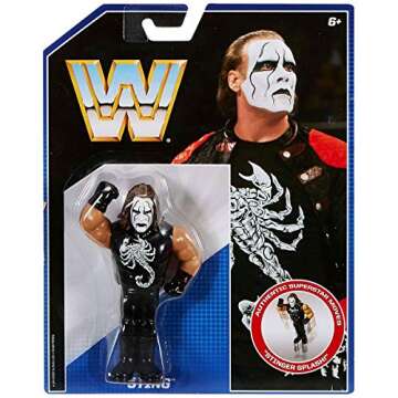 WWE Sting - Mattel Retro Toy Wrestling Figure