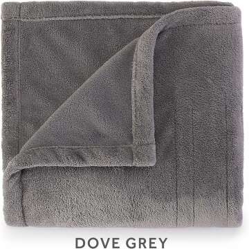 Sunbeam Royal Luxe Heated Throw Blanket - Dove Grey