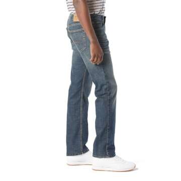 Levi Strauss Signature Gold Men's Relaxed Fit Flex Jeans (Available in Big & Tall), Headlands, 36W x 30L