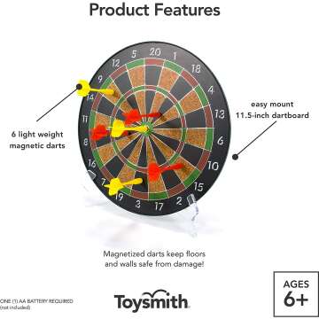 Magnetic Dart Board for Kids - Indoor & Outdoor Fun