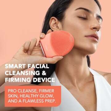 FOREO LUNA 4 Face Cleansing Brush -Firming Face Massager - Anti Aging Face Care - Enhances Absorption of Facial Skin Care Products - Simple Skin Care Tools - Balanced Skin