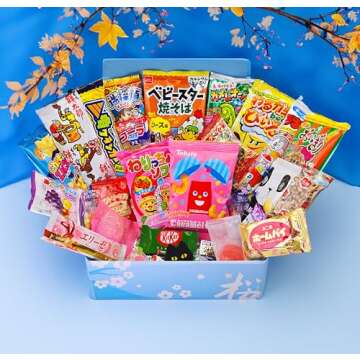 Sakura Box 30 Piece Japanese Snack & Candy Set