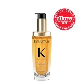 KERASTASE NEW Elixir Ultime Refillable Hair Oil | Hydrating Oil Serum to Smooth Frizz and Add Shine | With Wild Camellia | Strengthens and Provides Heat Protection | All Hair Types