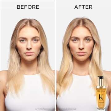 KERASTASE NEW Elixir Ultime Refillable Hair Oil | Hydrating Oil Serum to Smooth Frizz and Add Shine | With Wild Camellia | Strengthens and Provides Heat Protection | All Hair Types