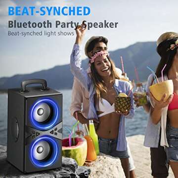 YIER Bluetooth Speakers - Portable Party Speakers