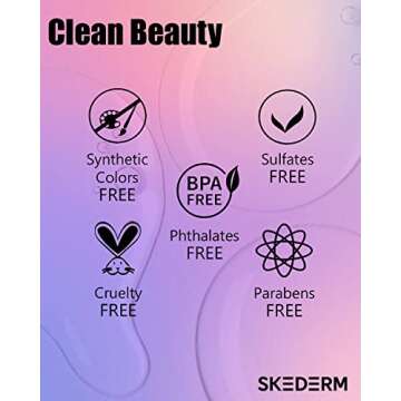 SKEDERM Korean Face Mask Snail Jelly Sheet Mask 10 Sheets Hydrating Sheet Mask Anti-Wrinkle Korean Skin Care Anti-Aging Sheets Pack Moisturizing Snail Secretion Filtrate 30,000ppm