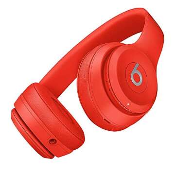 Beats by Dr. Dre Solo3 Wireless On-Ear Headphones - Red (Renewed Premium)