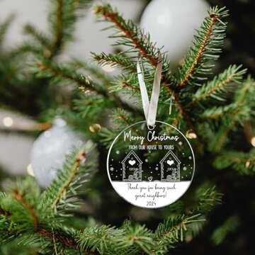 Neighbor Christmas Ornaments for Friendship Gifts