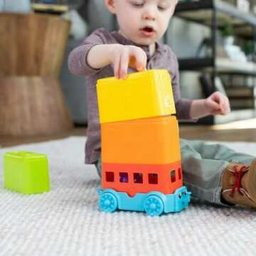 Toomies Stacker Decker Bus - Engaging Egg Stack Toy