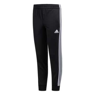 adidas Boys' Big Active Sports Athletic Tricot Jogger Pant, Iconic Black, 14/16