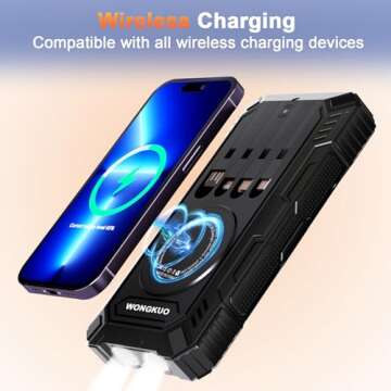 WONGKUO 49800mAh Solar Charger Power Bank