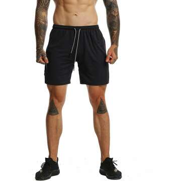 Men's 2-in-1 Workout Shorts