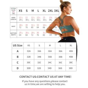 High Impact Green Sports Bra for Women