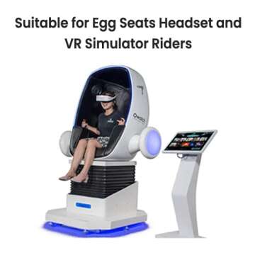 DPVR E3C Virtual Reality Headset, VR Set for Business of Egg Seats Headset, VR Simulator Riders, Moto, Time Machine 6 Seats and VR Flying, VR Headsets Not for Personal User