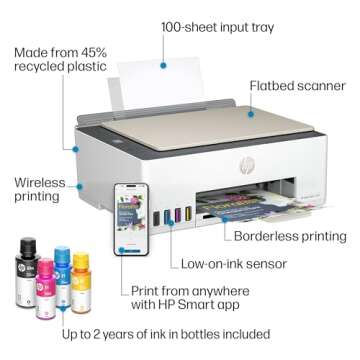 HP Smart-Tank 5000 All-in-One Printer with 2 Years Ink