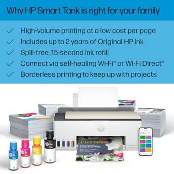 HP Smart-Tank 5000 All-in-One Printer with 2 Years Ink