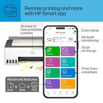 HP Smart-Tank 5000 All-in-One Printer with 2 Years Ink