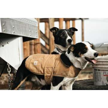 Carhartt Insulated Dog Chore Coat Brown/Brass