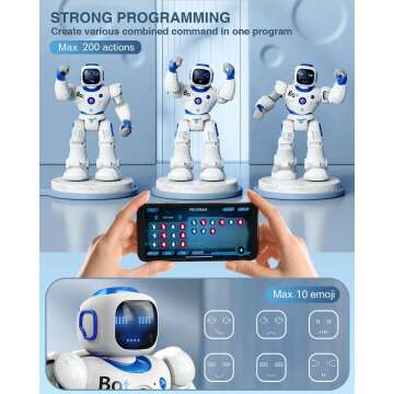 Ruko 1088 Smart Robot for Kids - Voice & App Control