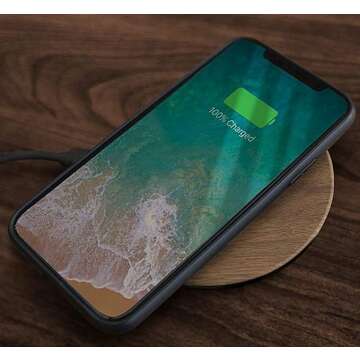 Fast Wireless Charger for Qi Devices - Effortless Charging