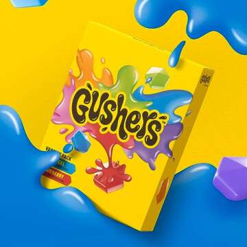 Gushers Fruit Flavored Snacks, Strawberry and Tropical Flavors, 12 ct