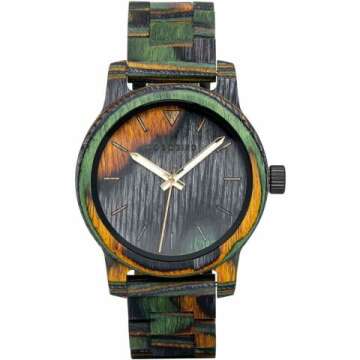 BOBO BIRD Men Wooden Watch - Stylish & Handmade Quartz Wristwatch