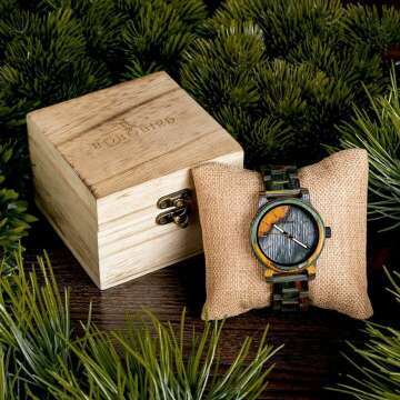 BOBO BIRD Men Wooden Watch - Stylish & Unique Design