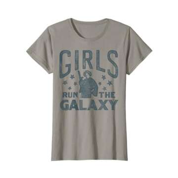 Star Wars Princess Leia Girls Run The Galaxy Disney+ T-Shirt