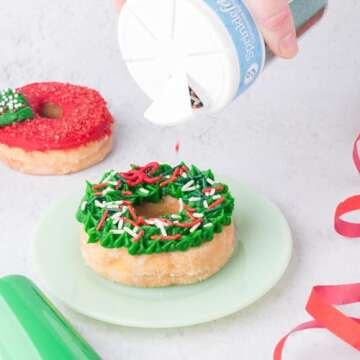 Festive Christmas Sprinkles for Baking and Decor