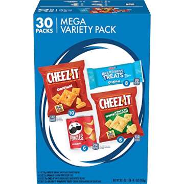 Kellogg's Snacks, Lunch Snacks, Kids Snacks, Mega Pack, Variety Pack, 30.1oz Box (30 Packs)