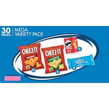 Kellogg's Snacks, Lunch Snacks, Kids Snacks, Mega Pack, Variety Pack, 30.1oz Box (30 Packs)