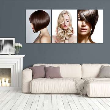 ARNLRDYA Fashion Haircut Canvas Print