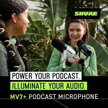 Shure MV7+ Dynamic Microphone for Podcasting