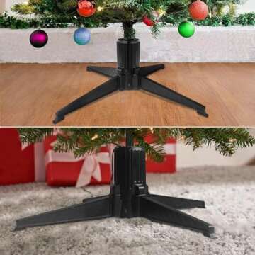 Rotating Christmas Tree Stand for 7.5FT Trees